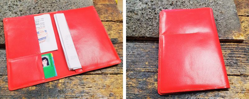 cadeau cuir : porte-feuille ou porte ordonnances cadeau cuir